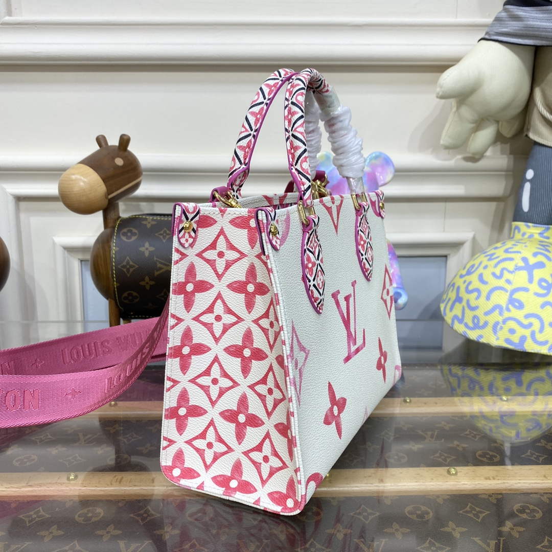 LV M22976 Louis Vuitton OnTheGo PM Handbag Pink