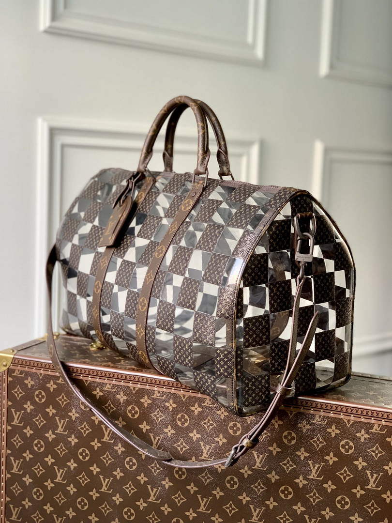 LV M20864 Louis Vuitton Keepall Bandouliere 50 Travel Bag