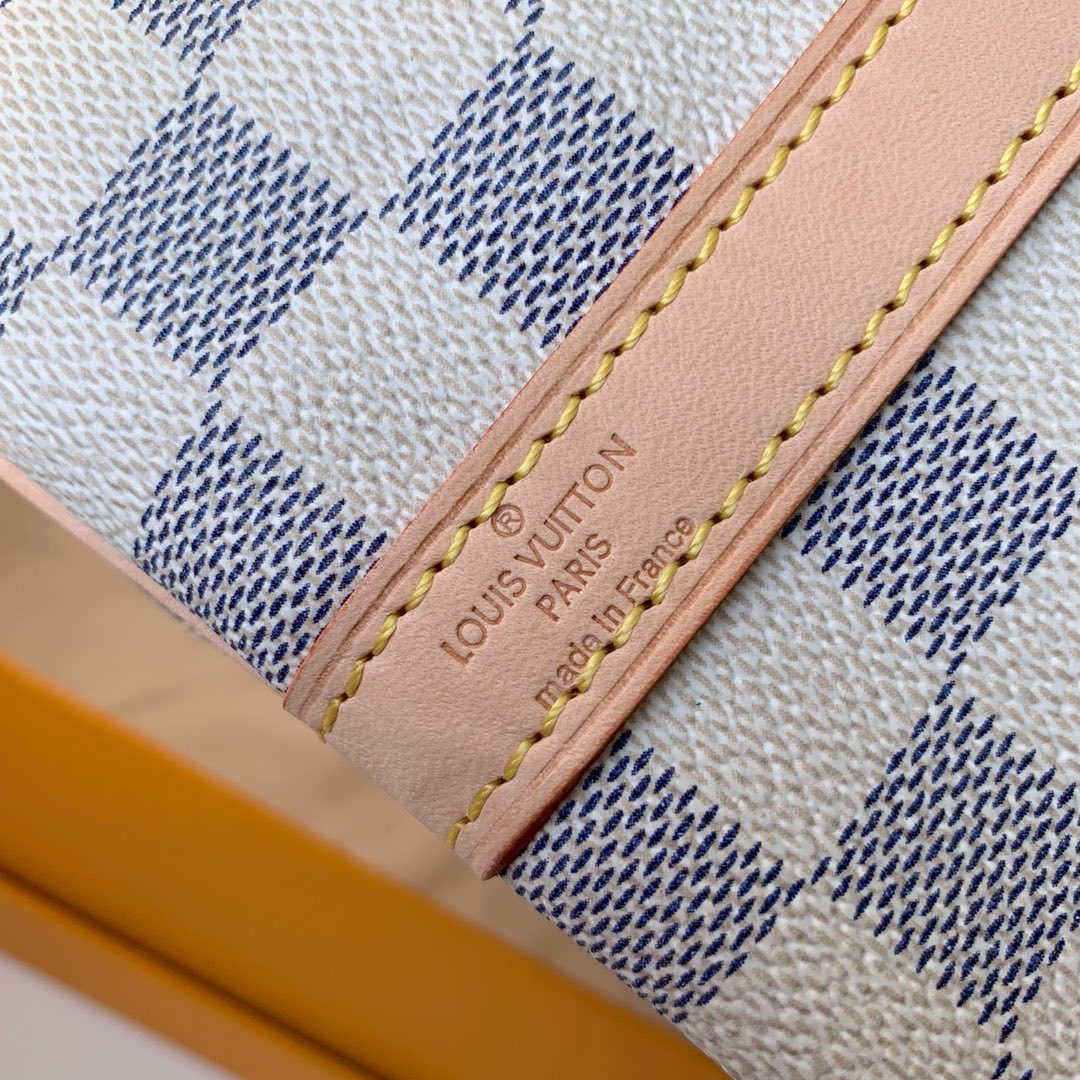 Louis Vuitton N41370 LV Speedy 30 Bag Damier Azur Canvas With strap