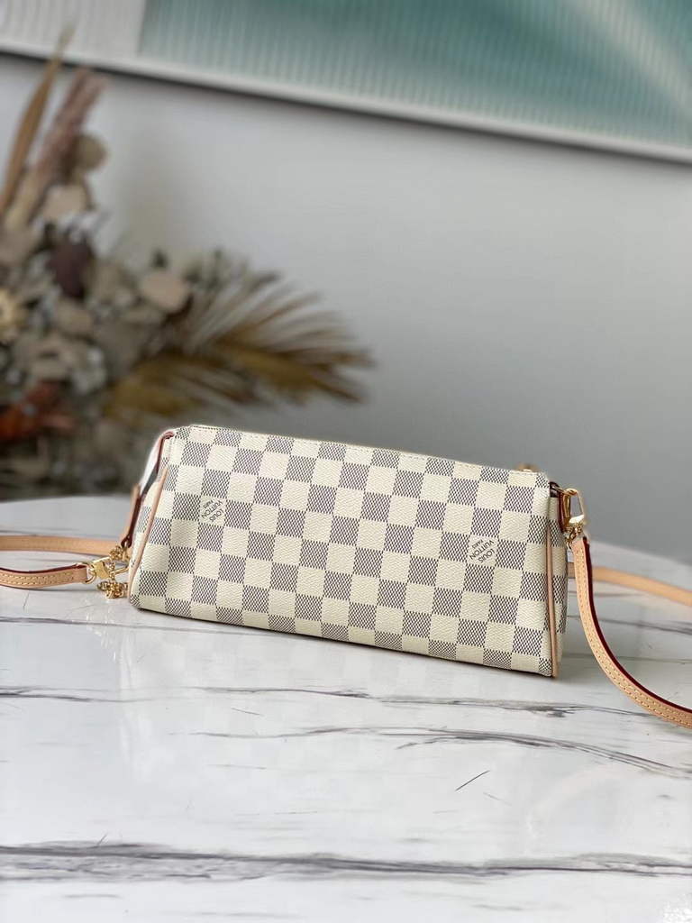 LV N55214 Louis Vuitton M95567 EVA Shoulder Bag N55213 Damier Azur Canvas