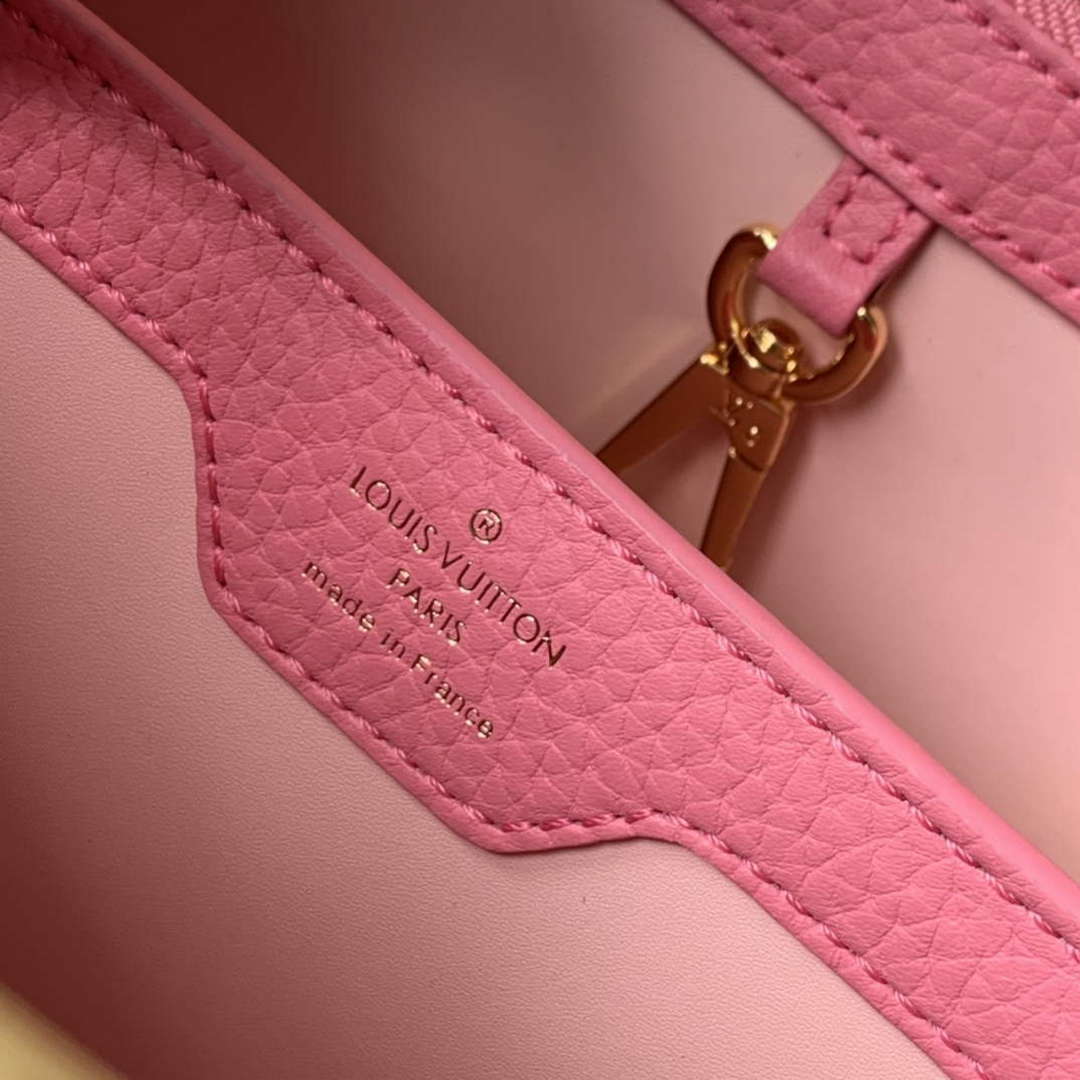LV M22375 Louis Vuitton Capucines MM Handbag Pink