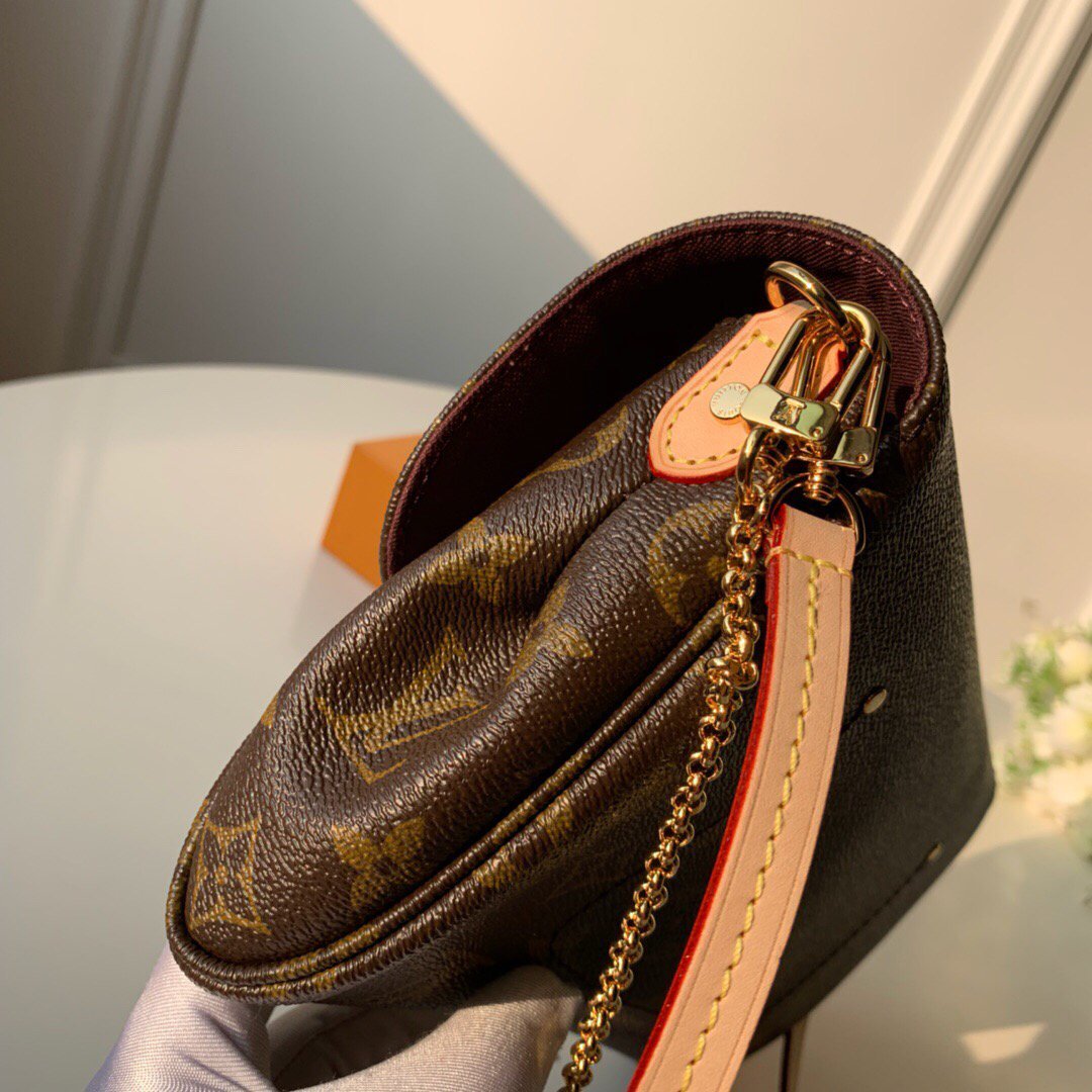 LV M40717 Louis Vuitton Favorite Pm M40718 Handbag Monogram Canvas