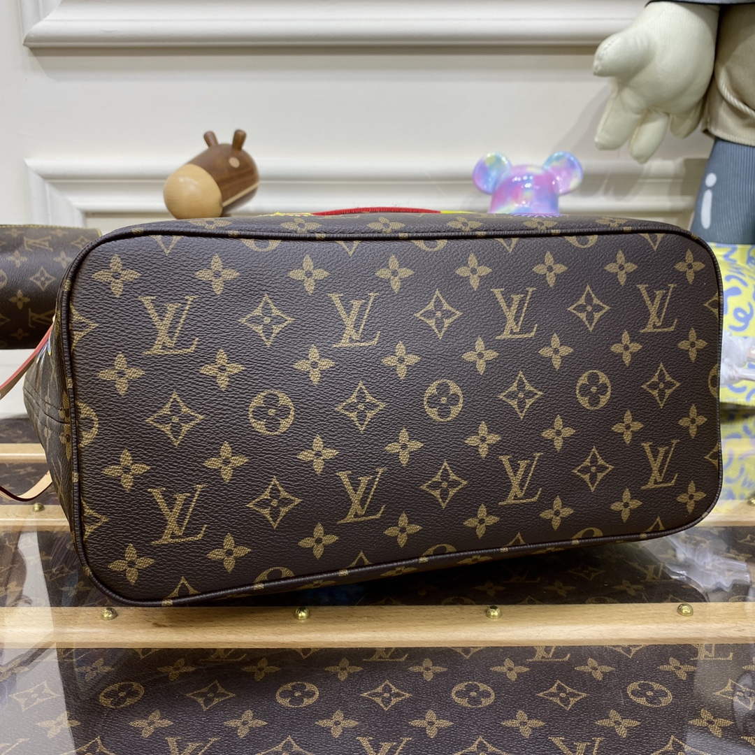 LV M46447 Louis Vuitton LV x YK Neverfull MM Bag