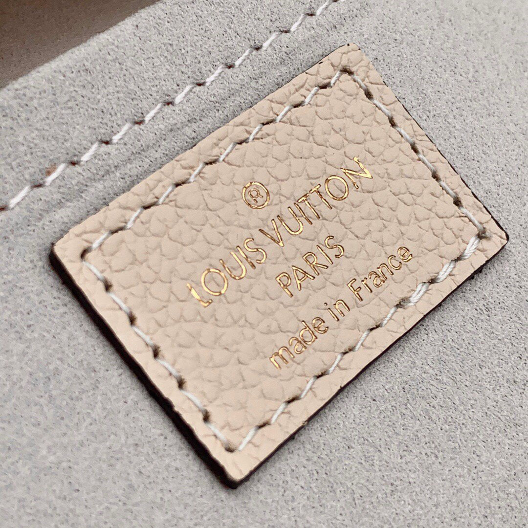 LV M45708 Louis Vuitton Papillon BB Bag Cream Saffron