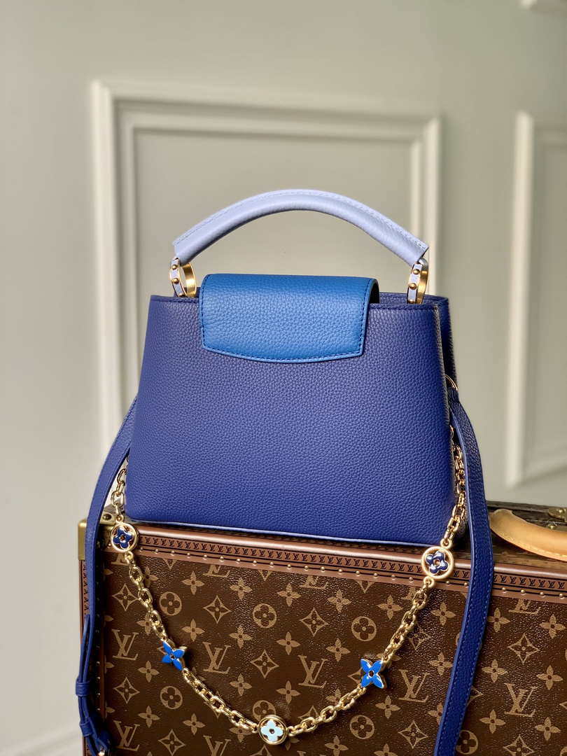 LV M20844 Louis Vuitton Capucines BB Handbag Blue
