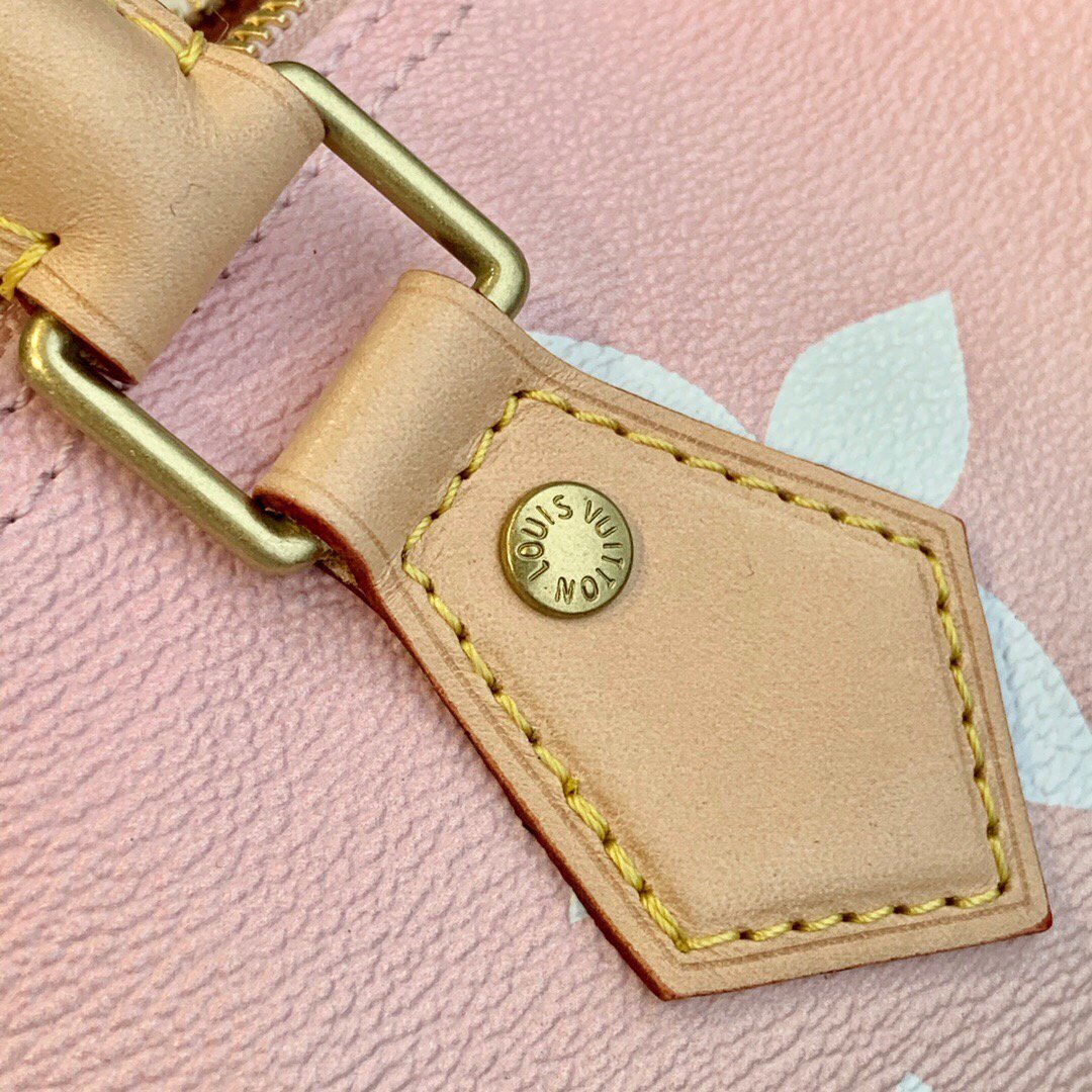 LV M45724 Louis Vuitton Speedy Bandouliere 25 Hendbag Pink