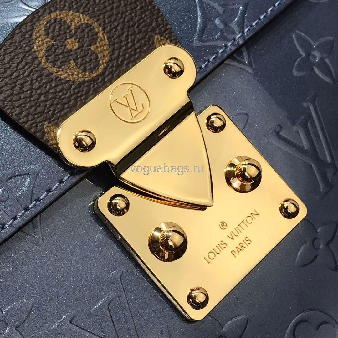 LV M90514 Louis Vuitton Spring Street Monogram Vernis Bag M90454 Blue