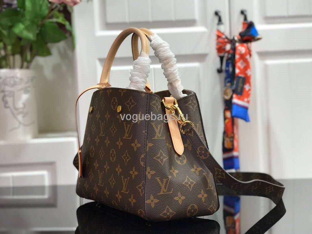 LV M41055 Louis Vuitton Montaigne BB Tote Bag Monogram