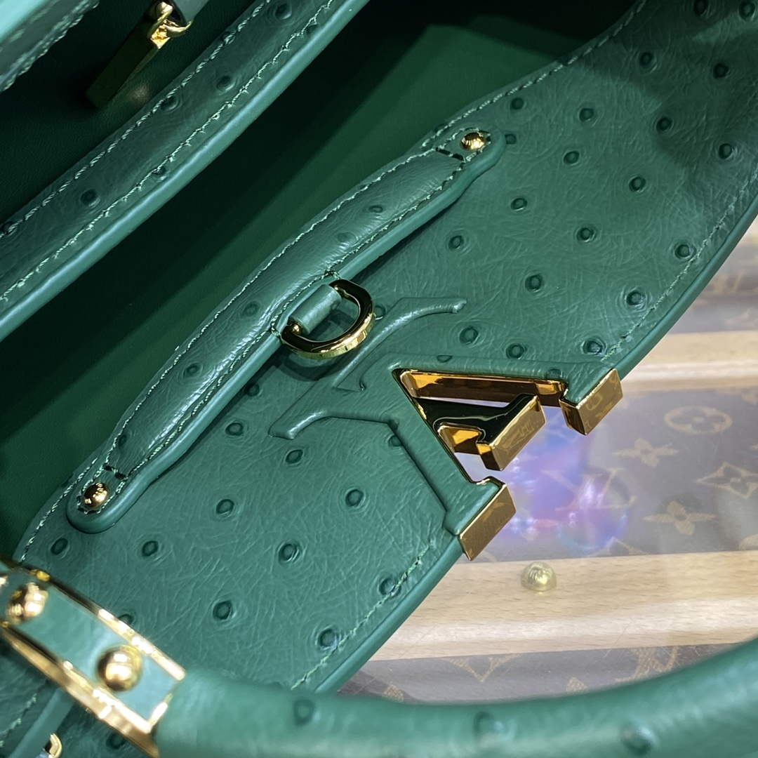 LV N93075 Louis Vuitton Capucines BB Handbag Mint Green