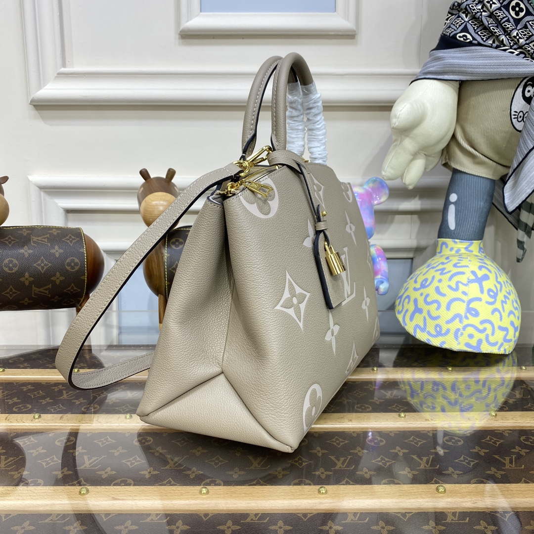 Louis Vuitton LV M45833 Grand Palais Monogram empreinte Gray and Beige