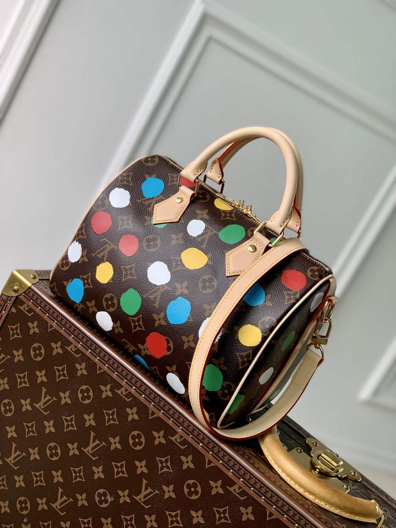 LV M46433 Louis Vuitton LV x YK Speedy Bandouliere 25 Bag