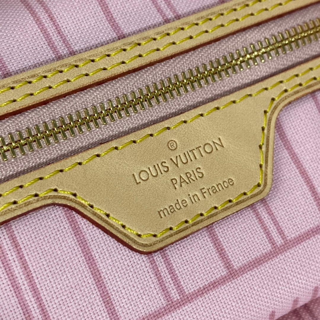 Louis Vuitton LV N41604 Neverfull GM Damier Azur coated canvas