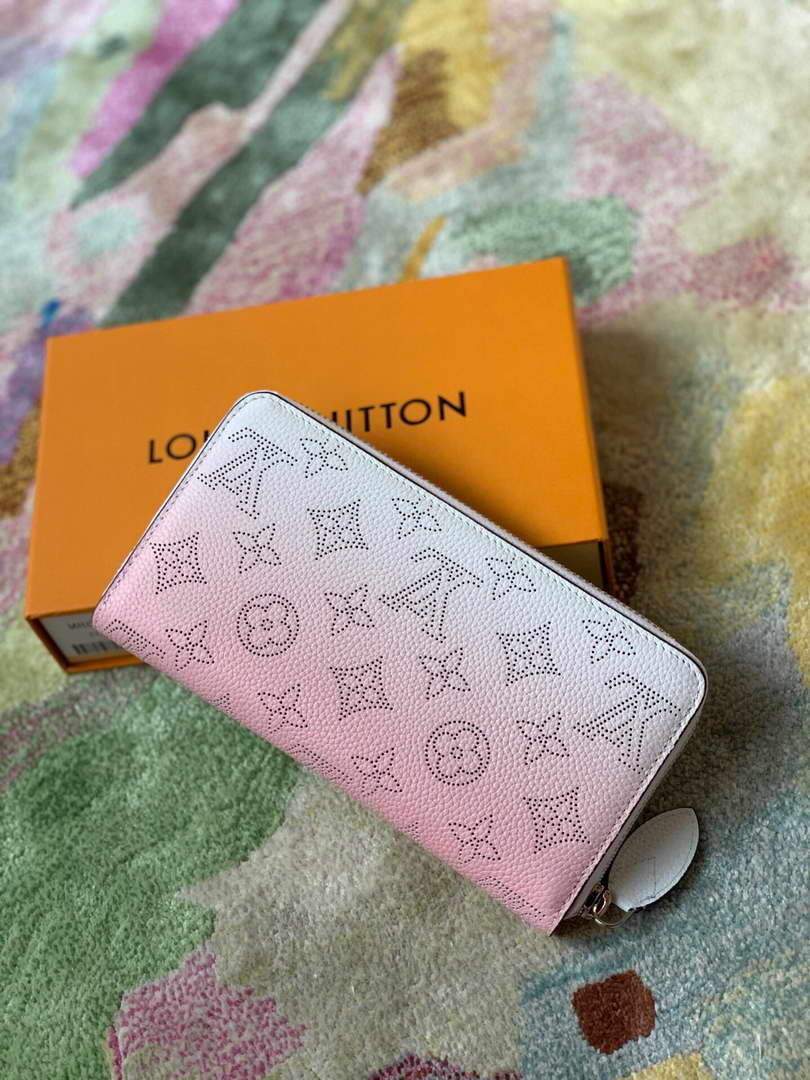LV M80490 Louis Vuitton Zippy Wallet Gradient Pink