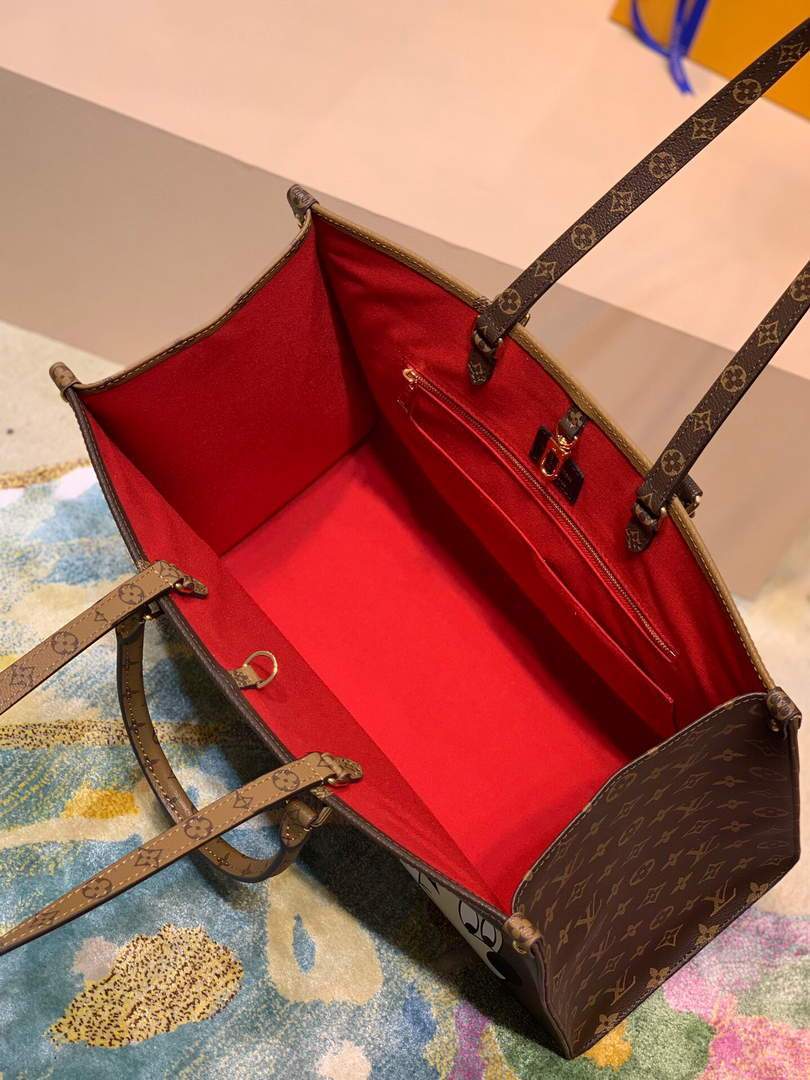 LV M45320 Louis Vuitton Onthego GM Monogram Handbag