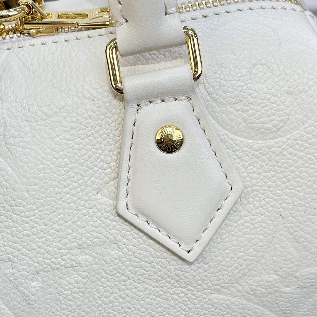 LV M58953 Louis Vuitton Speedy Bandouli��re 20 Bag White
