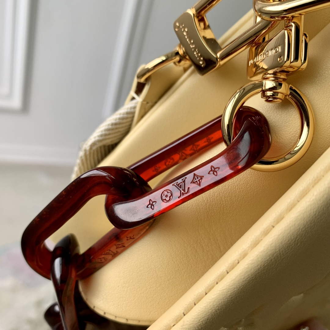 LV M57790 Louis Vuitton Coussin PM Handbag Yellow