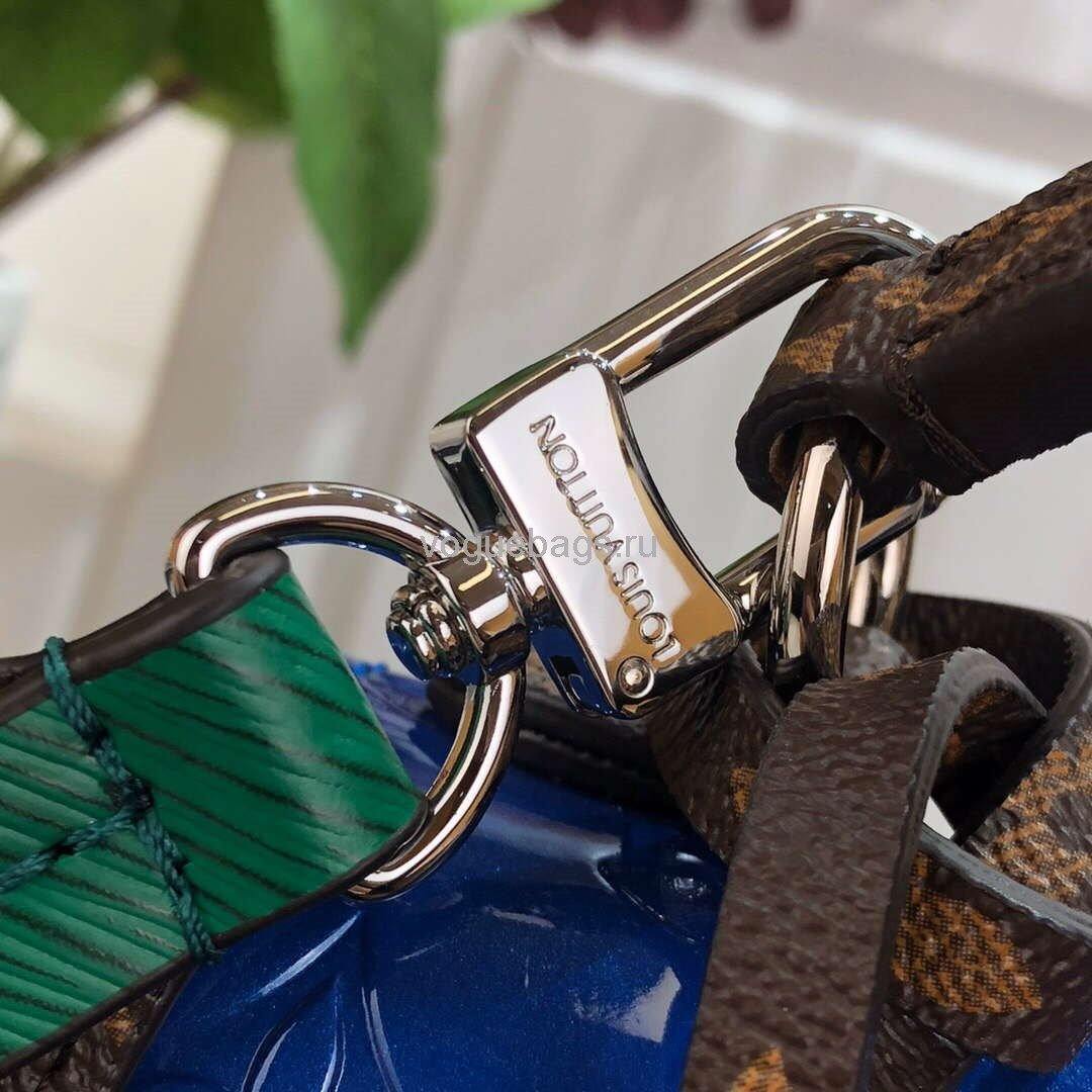 LV M90514 Louis Vuitton Spring Street Monogram Vernis Bag M90468 Blue