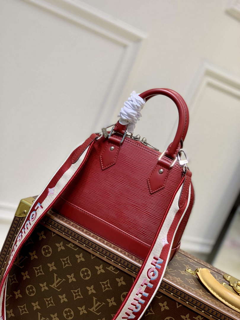 LV M59345 Louis Vuitton Alma BB Bag Red