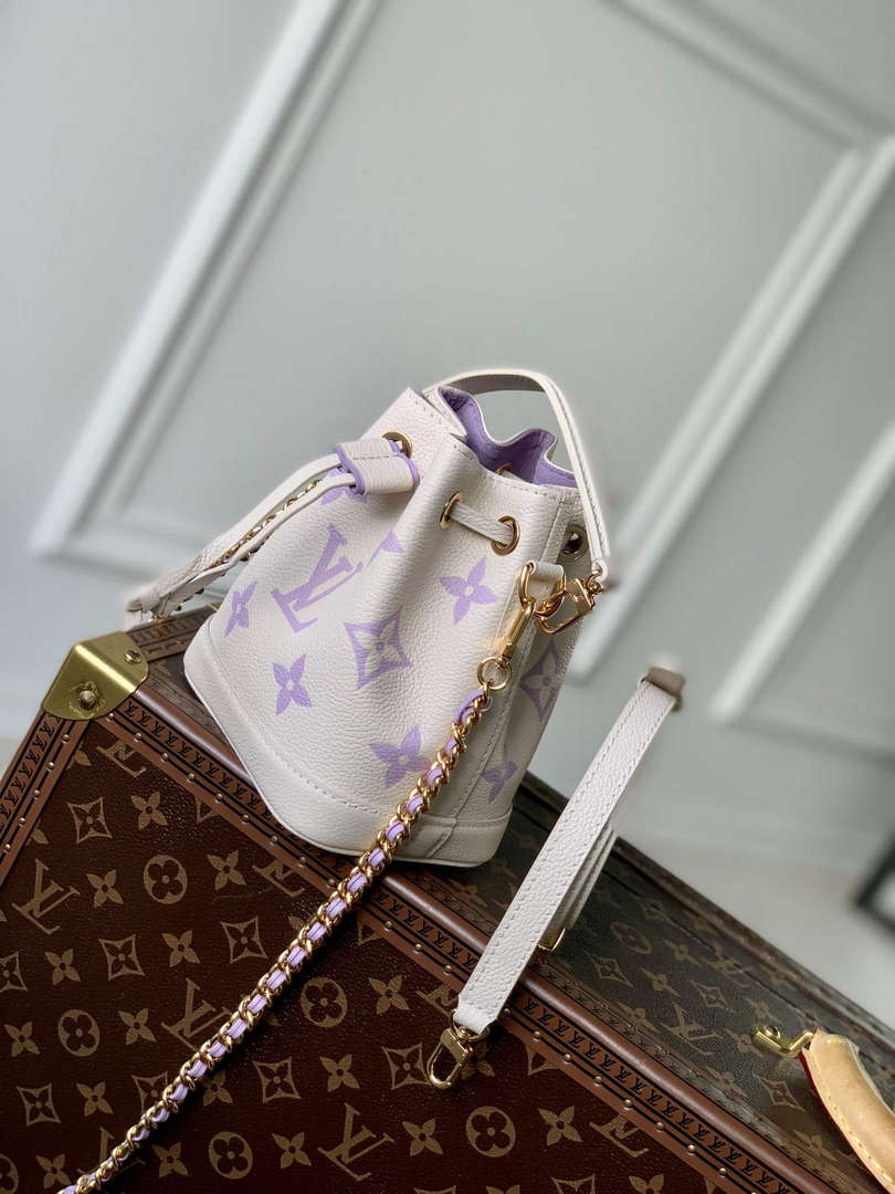 LV M46291 Louis Vuitton Nano No�� Bag Purple
