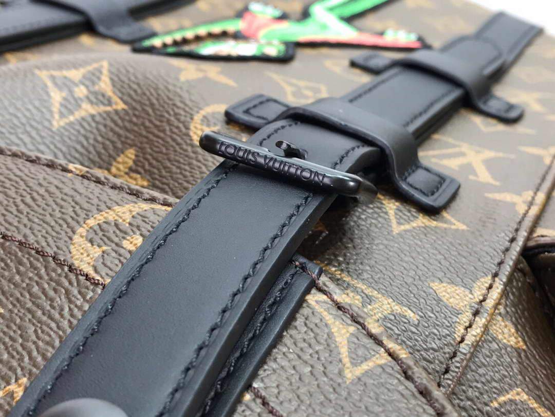 LV M45617 Louis Vuitton Backpack Christopher PM Monogram Coated Canvas