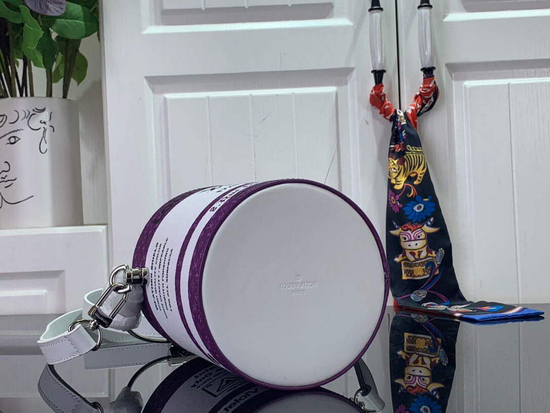 LV M81591 Louis Vuitton LV Paint Can Bag Purple