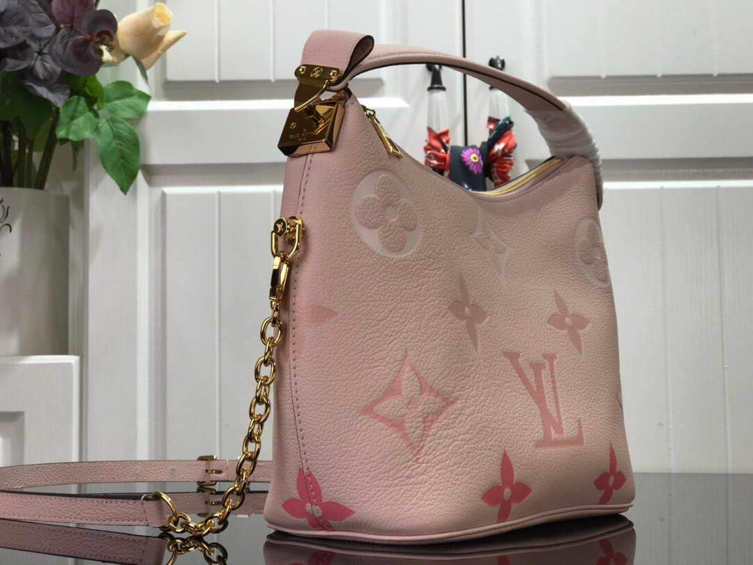 LV M45697 Louis Vuitton Marshmallow Bag M45698 Bouton De Rose Pink