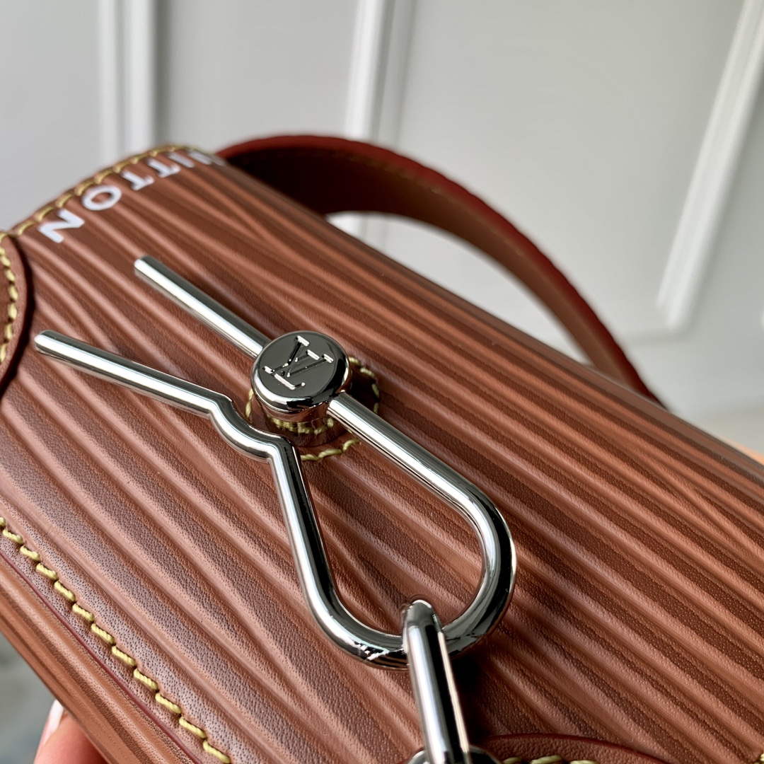 LV M23837 Louis Vuitton Micro Steamer Wallet Brown