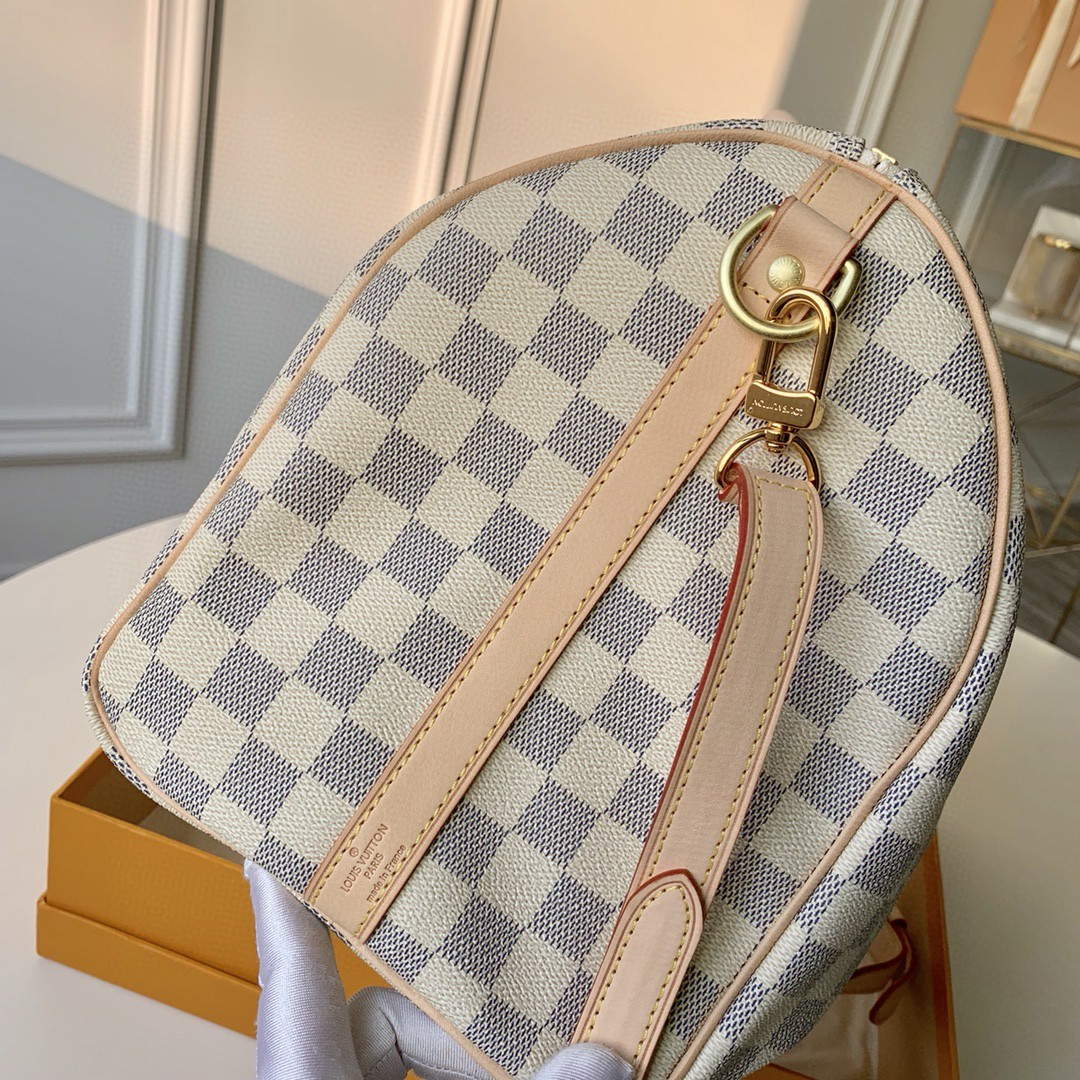 LV N41372 Louis Vuitton Speedy 35 Damier Azur N41366