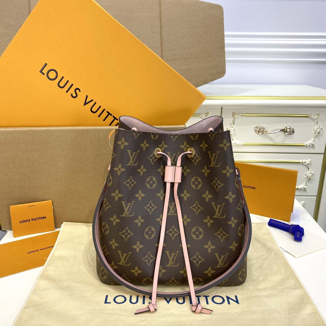 LV M44022 Louis Vuitton MM NONO Bag Monogram Pink