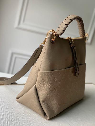 LV M45523 Louis Vuitton Maida Hobo Tote Bag Tourterelle Gray