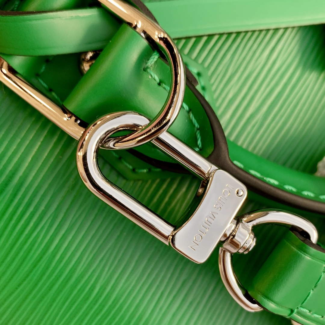 LV M59357 Louis Vuitton Alma BB Bag Serpentine Green