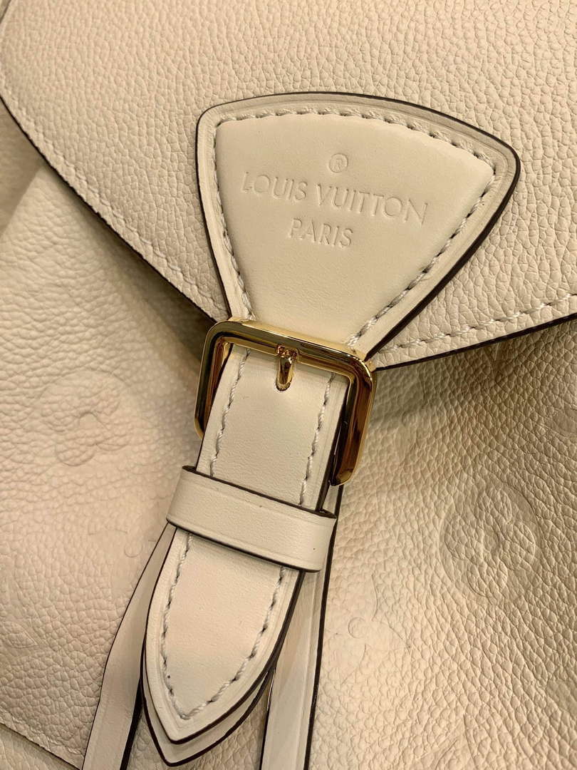 LV M45410 Louis Vuitton Montsouris Backpack Milky white