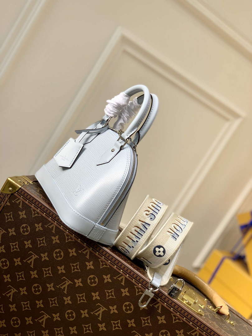 LV M59345 Louis Vuitton Alma BB Bag Blue