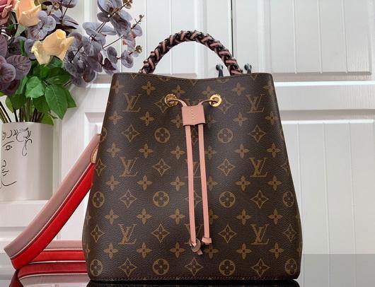 LV M44022 Louis Vuitton M45497 NONO Shoulder Bag Pink