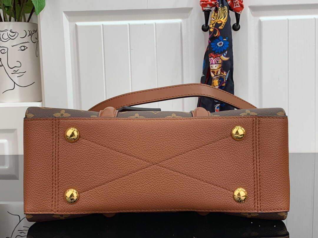 LV M44898 Louis Vuitton Soufflot BB Bag M44817 Monogram Canvas Brown