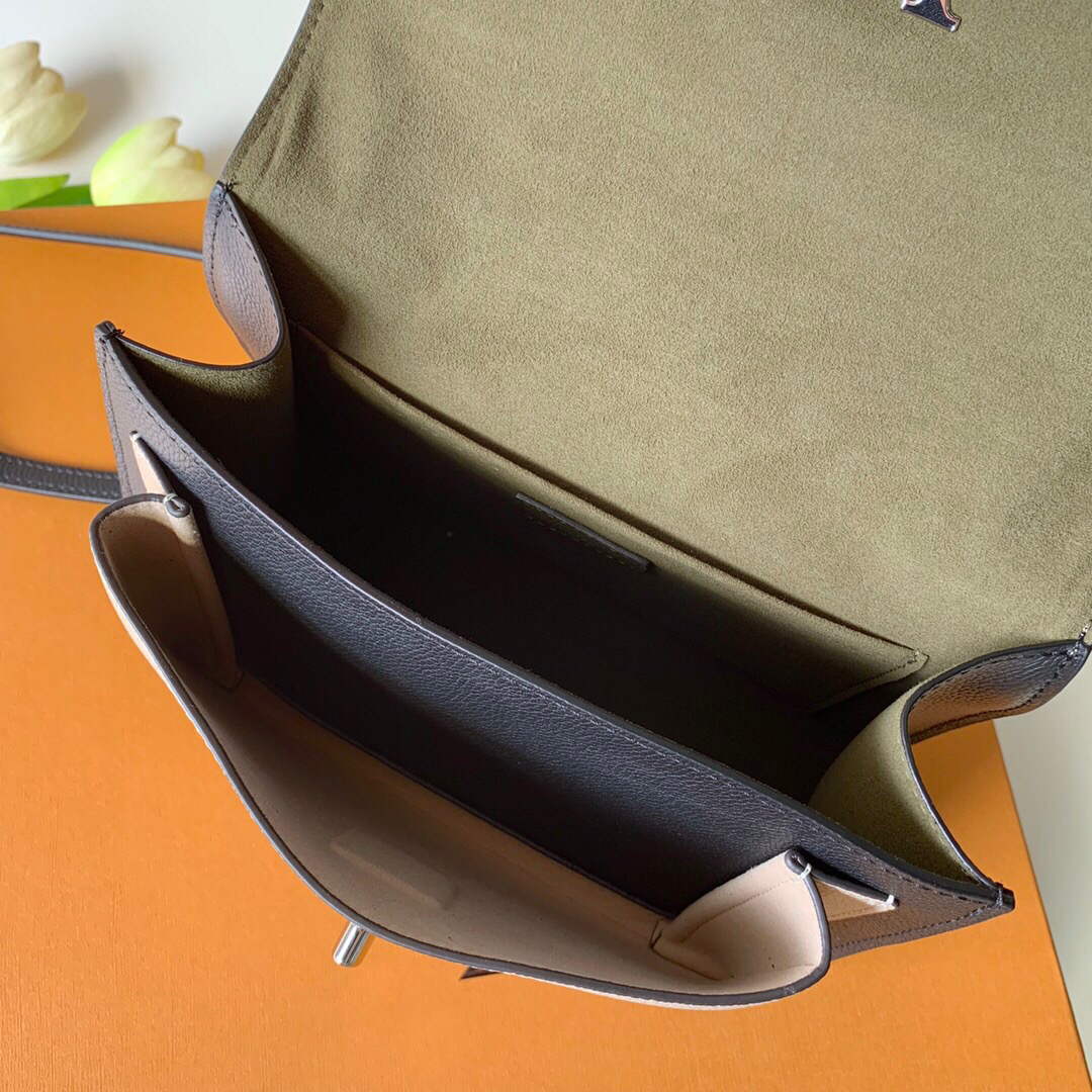 LV M56137 Louis Vuitton Mylockme Chain Bag dark green