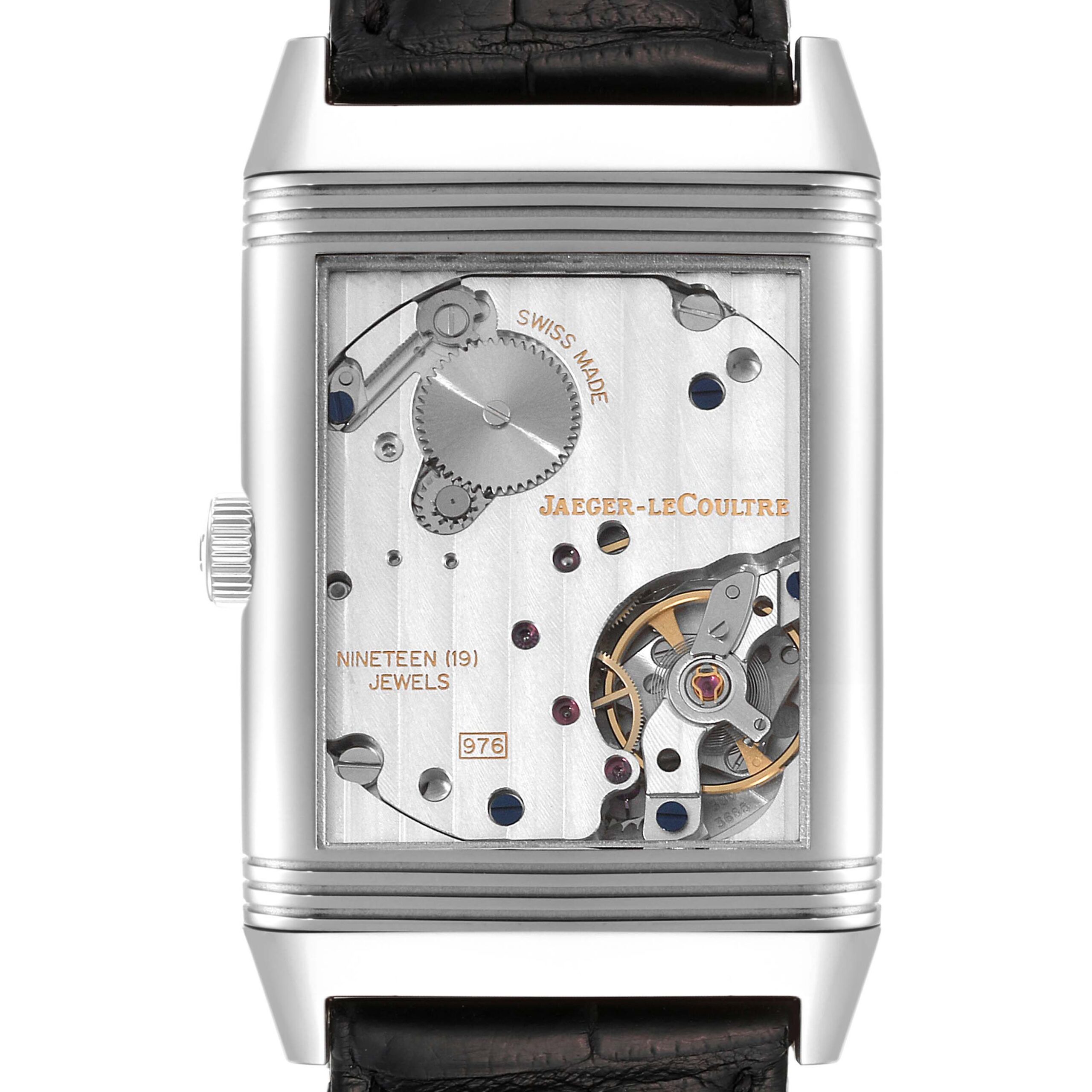 Jaeger LeCoultre Reverso Grande Steel Mens Watch 273.8.04 Q3738420