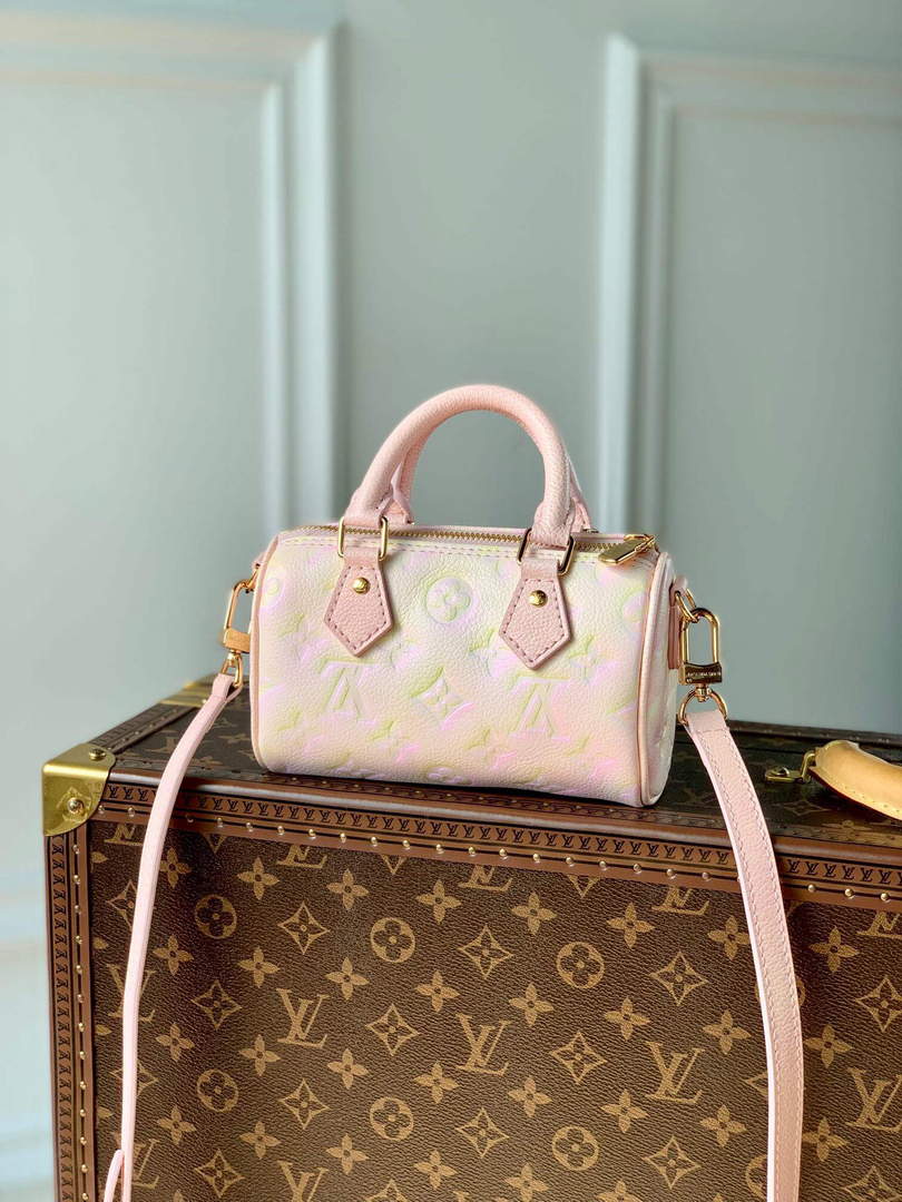 LV M81508 Louis Vuitton Nano Speedy Bag Pink