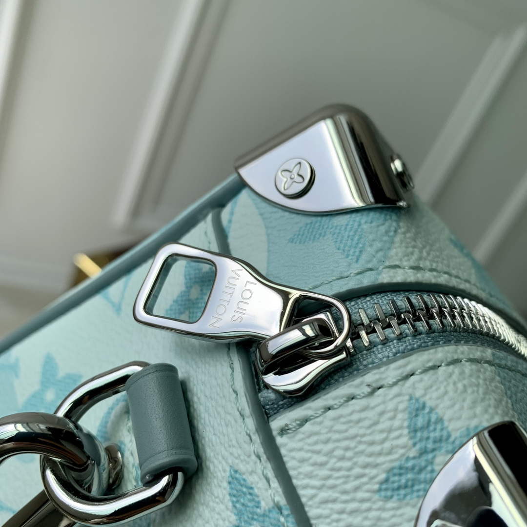 LV M22588 Louis Vuitton Mini Soft Trunk Bag Crystal Blue