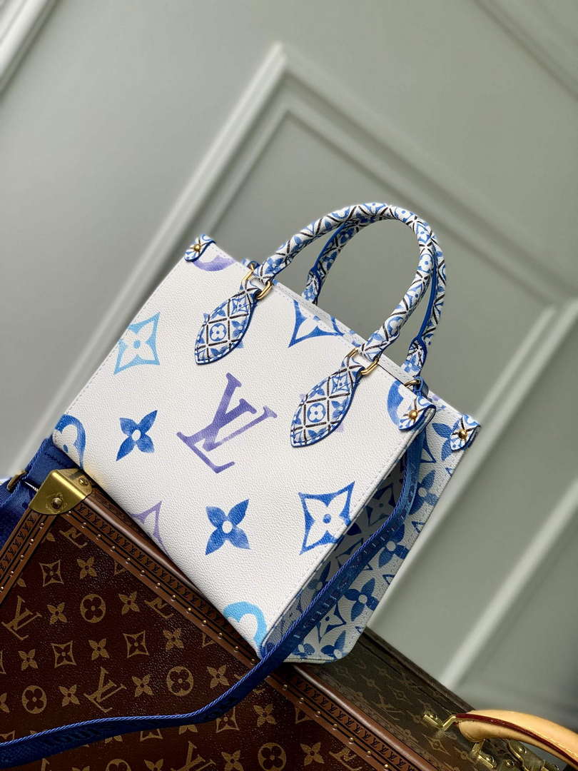 LV M22976 Louis Vuitton OnTheGo PM Handbag Blue
