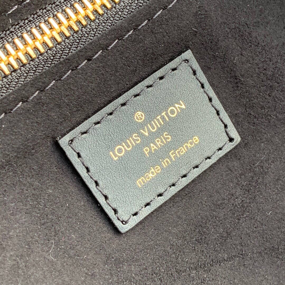 LV M46040 Louis Vuitton Neverfull MM Tote Monogram Bag M46039 Black