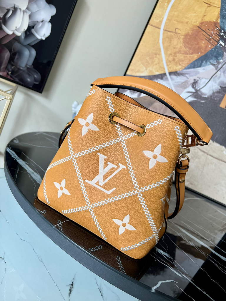 Louis Vuitton M46029 LV M46023 N��oNo�� MM Monogram Arizona Brown