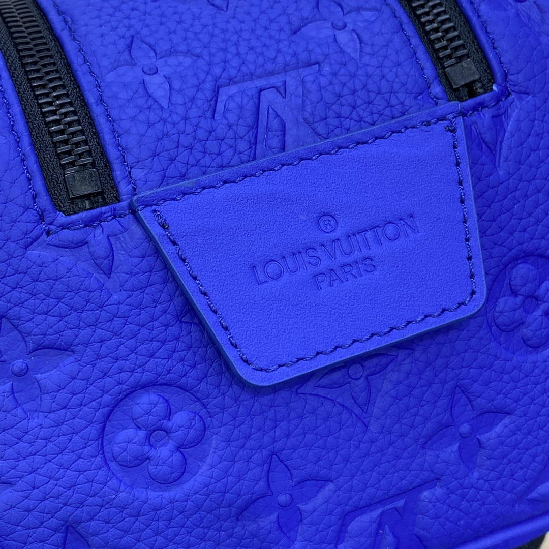 LV M82576 Louis Vuitton Dopp Kit Bag Racing Blue