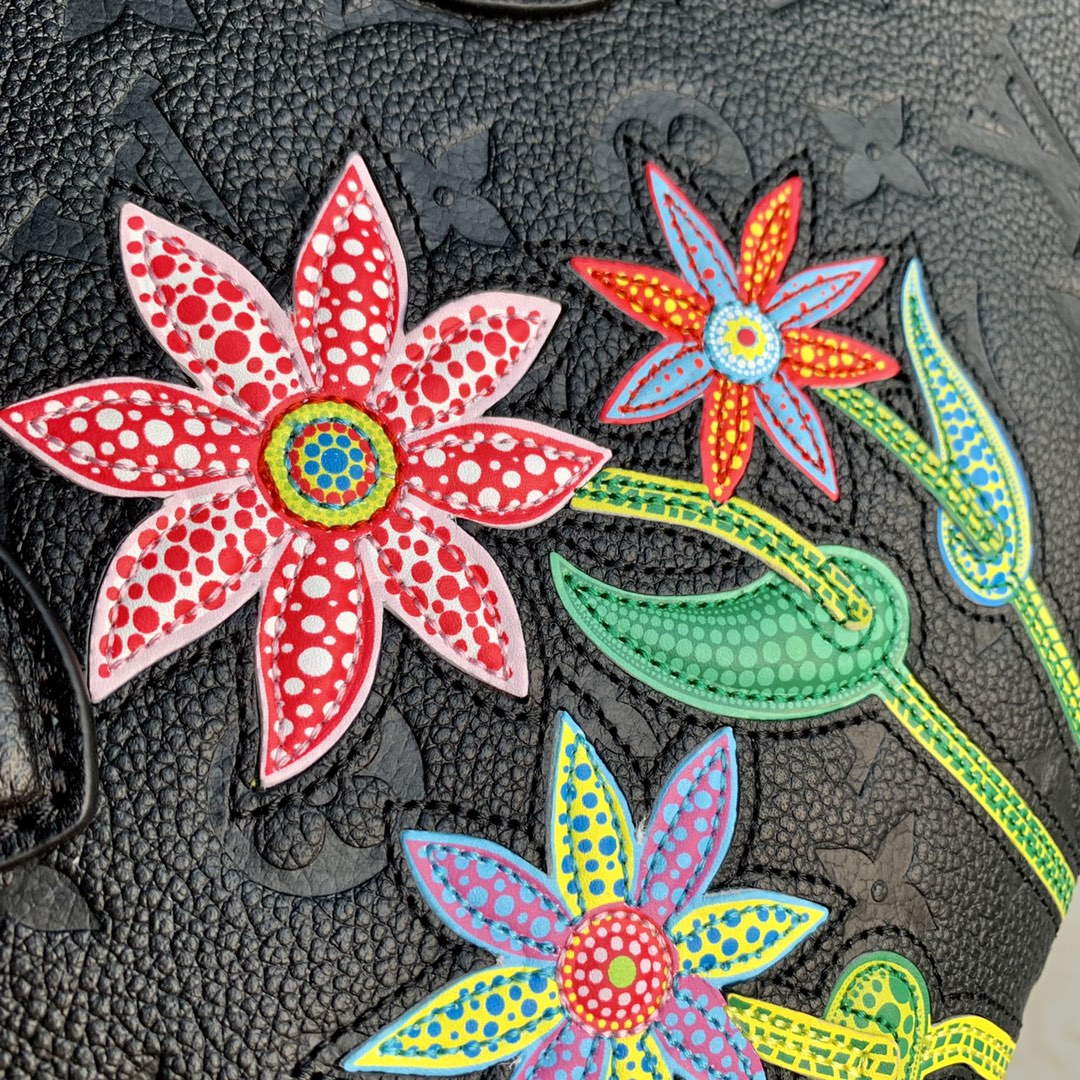 LV M21732 Louis Vuitton LV x YK OnTheGo PM Bag Black