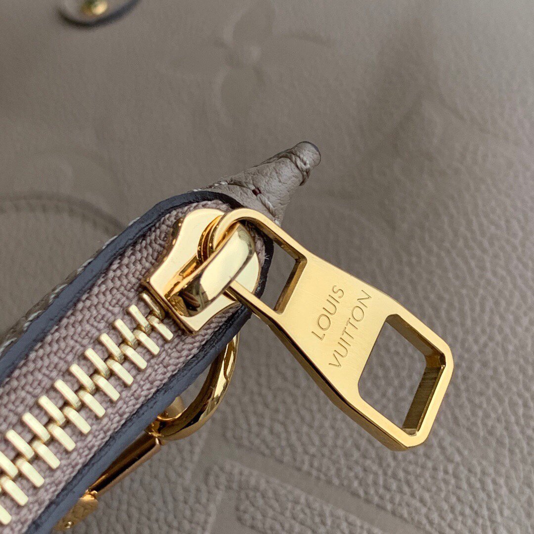 LV M45686 Louis Vuitton Neverfull MM M45685 Bag Embossed Cowhide Leather