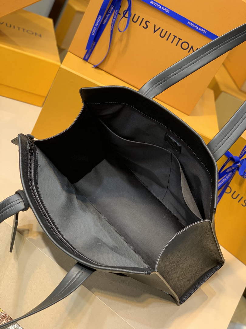 LV M57308 Louis Vuitton Takeoff Tote Bag Black