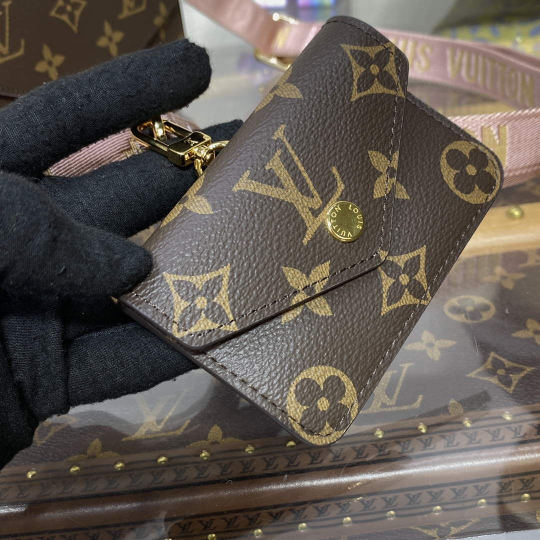LV M80091 Louis Vuitton F��licie Strap   Go Bag Pink