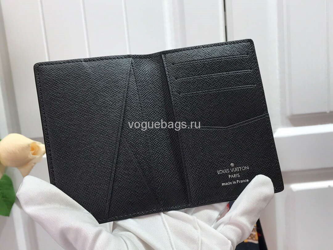 LV M90454 Louis Vuitton Pocket Organizer Monogram Black