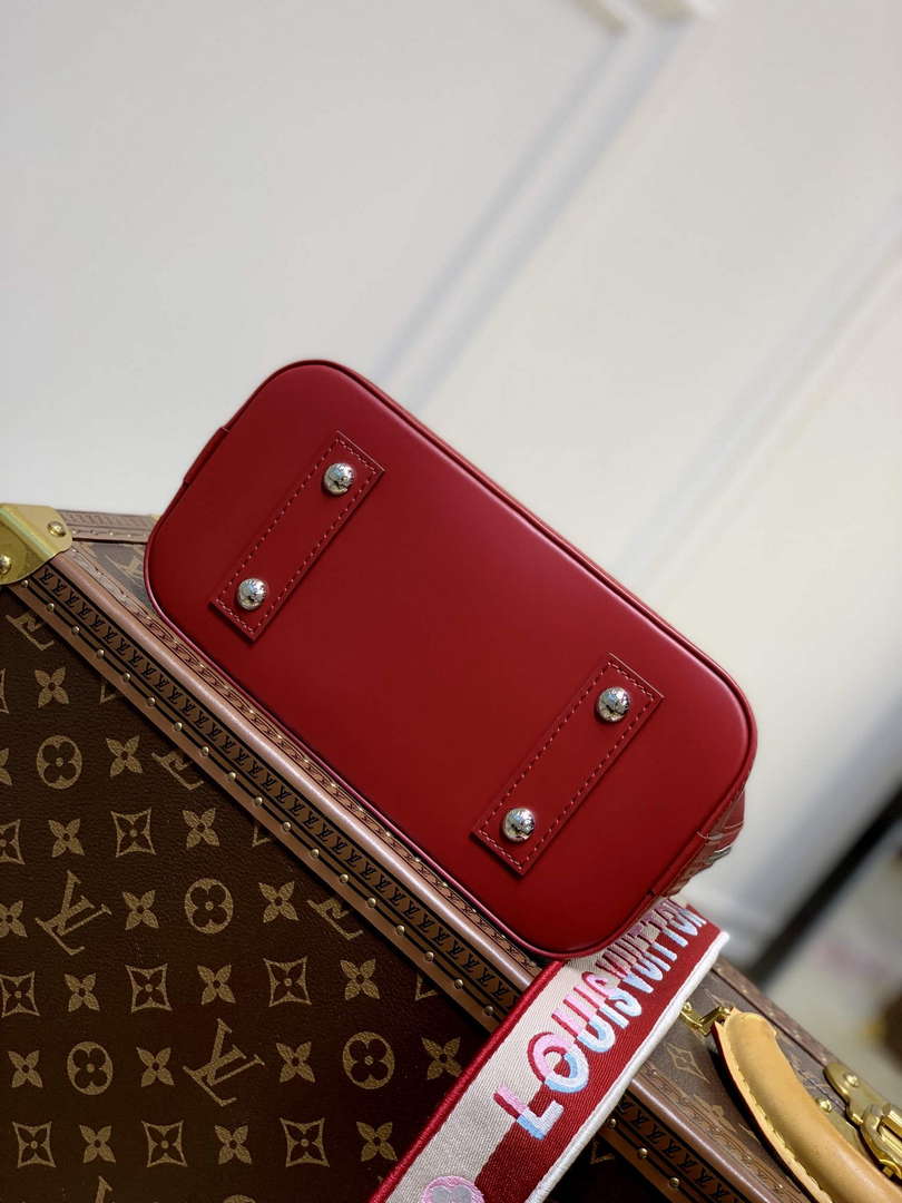 LV M59345 Louis Vuitton Alma BB Bag Red