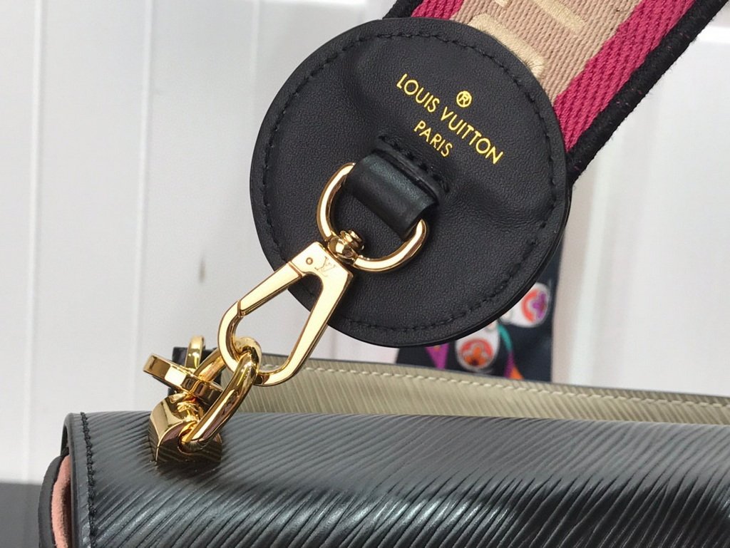 Louis Vuitton M56780 LV Crafty Twist MM Shoulder Bag M50280 Epi Black